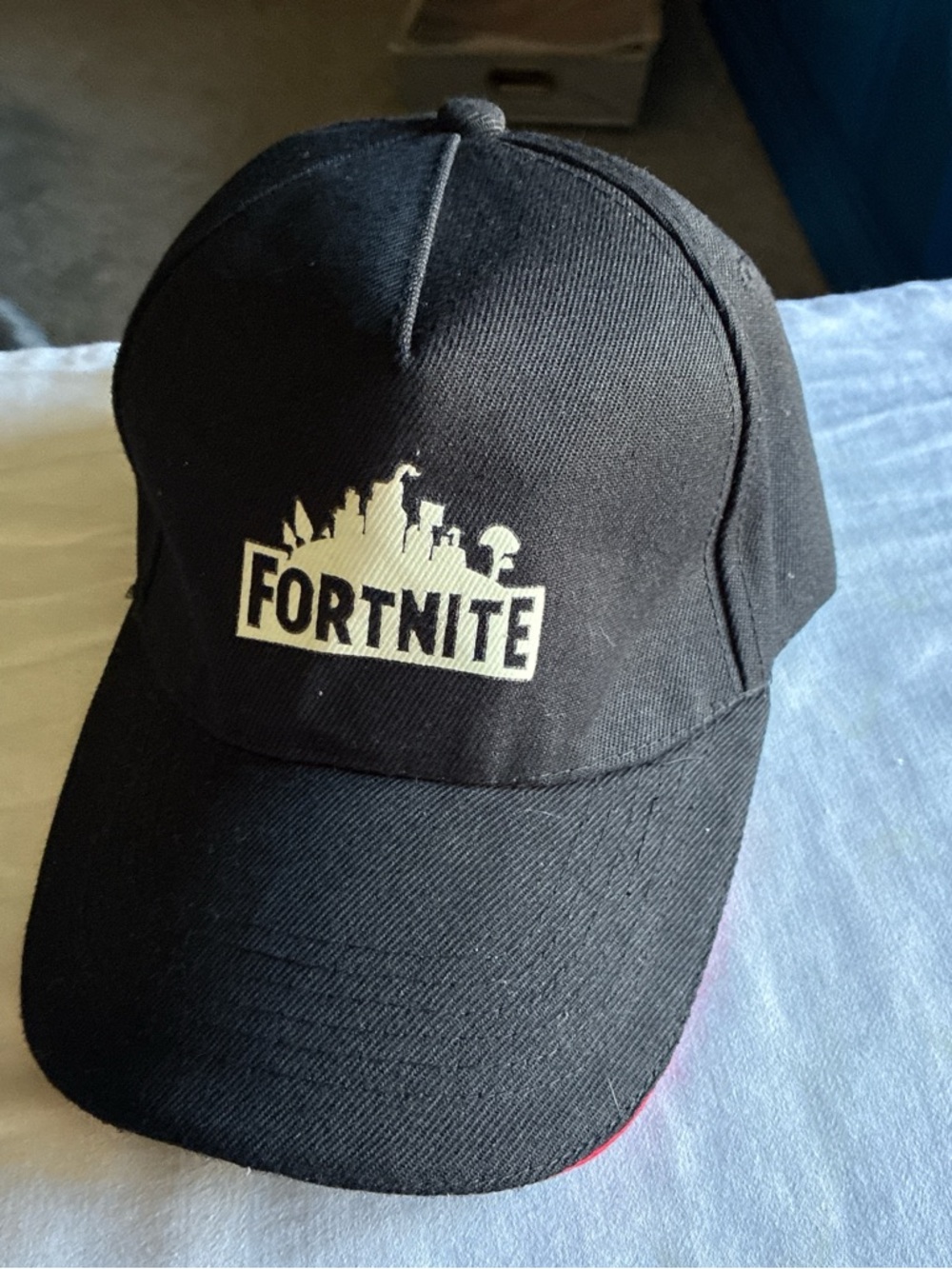 Fortnite Black Polyester Cap - Simple Solid Design